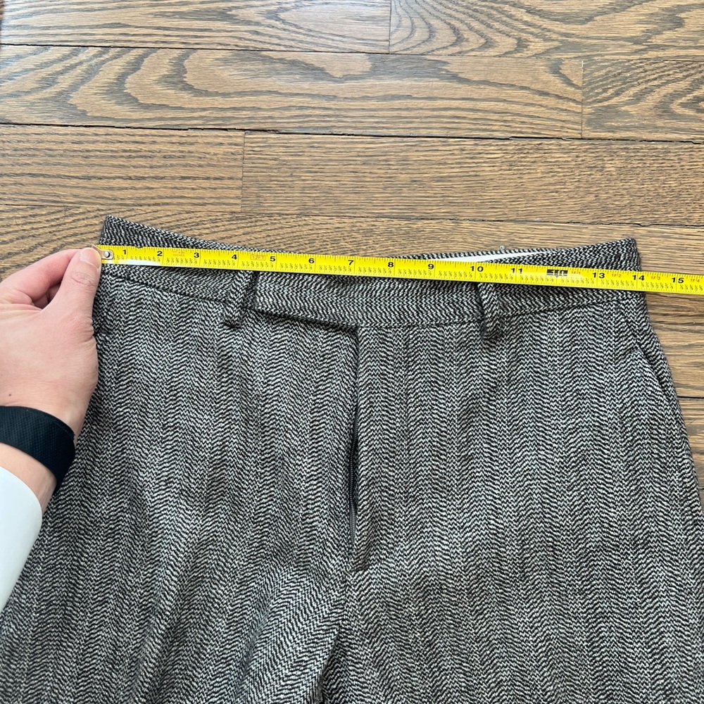 Suit Supply Washington Men's Herringbone Wool-Blend Shorts in Brown